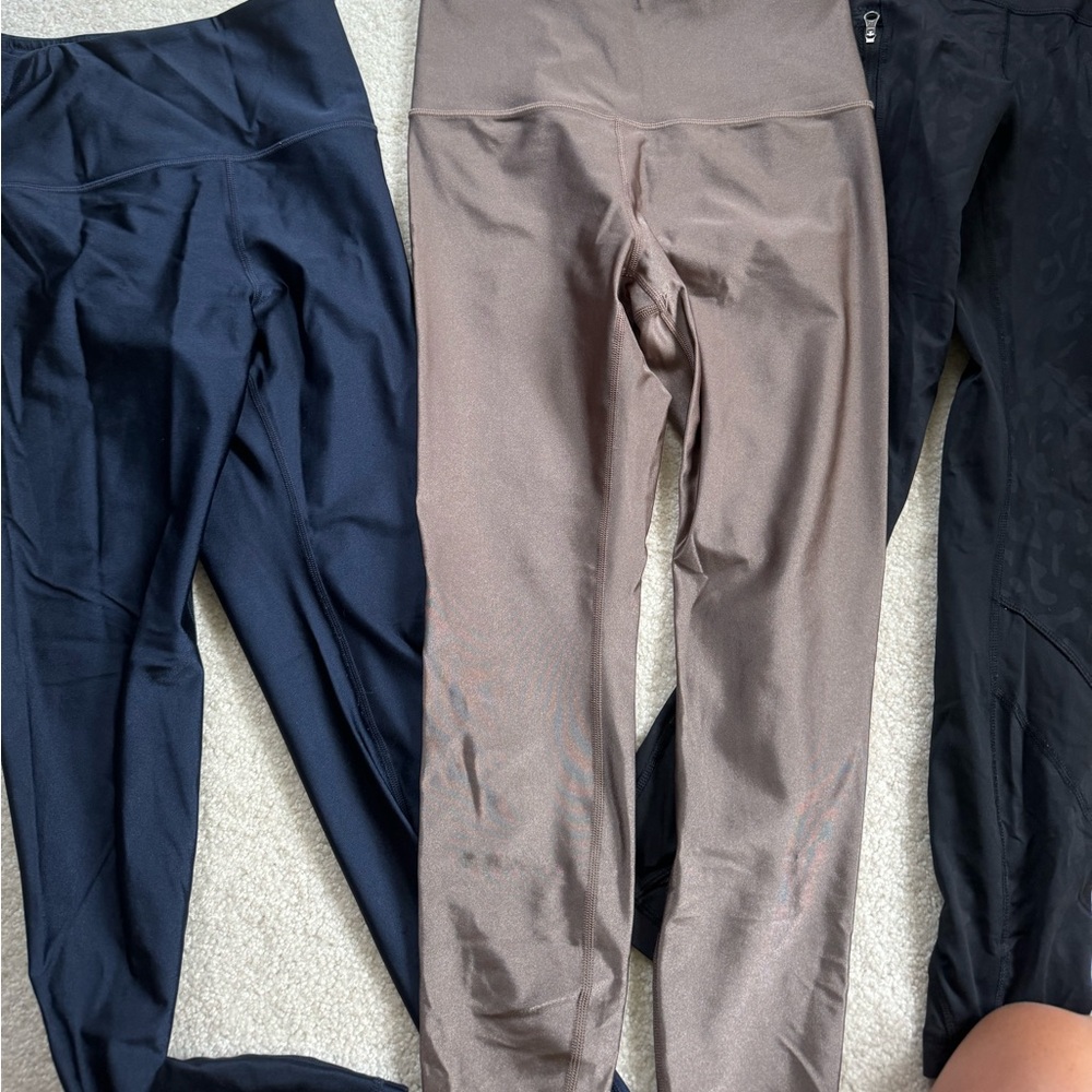 Workout leggings- Athleta and Lululemon